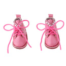 Adorable Casual PU Leather Boots Shoes for 1/6 Blythe Doll Costume Accessory Pink