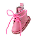 Adorable Casual PU Leather Boots Shoes for 1/6 Blythe Doll Costume Accessory Pink