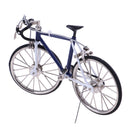 1/10 Dollhouse Miniature Handicrafts Racing Bike for Dolls House Home/Playground Addition Ornament Blue