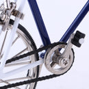 1/10 Dollhouse Miniature Handicrafts Racing Bike for Dolls House Home/Playground Addition Ornament Blue