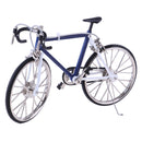 1/10 Dollhouse Miniature Handicrafts Racing Bike for Dolls House Home/Playground Addition Ornament Blue