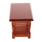 1/12 Dollhouse Miniature Rose Wood Office Table Furniture Model 14.5*6.5*6cm