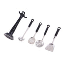 1:12 Metal Cooking Utensils Tools Doll House Miniature Kitchen Decoration