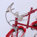 1/10 Alloy Rickshaws Bicycle Bike Handcrafts for Dolls House Room Garden Life Scenes Decoration Display