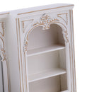 Luxury Miniature Wooden Display Cabinet 1/12 Dolls House Furniture Room Items Accessories