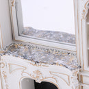 Luxury Miniature Wooden Display Cabinet 1/12 Dolls House Furniture Room Items Accessories