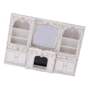 Luxury Miniature Wooden Display Cabinet 1/12 Dolls House Furniture Room Items Accessories
