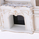 Luxury Miniature Wooden Display Cabinet 1/12 Dolls House Furniture Room Items Accessories