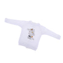 Handmade Lovely Cartoon Pattern White Casual Top For 1/6 Blythe BJD Dolls