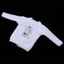 Handmade Lovely Cartoon Pattern White Casual Top For 1/6 Blythe BJD Dolls