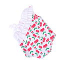 Lovely Fruit Pattern Doll Summer Beach Accessory One-piece Swimsuit for 18 inch American Girl Dolls