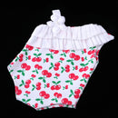 Lovely Fruit Pattern Doll Summer Beach Accessory One-piece Swimsuit for 18 inch American Girl Dolls
