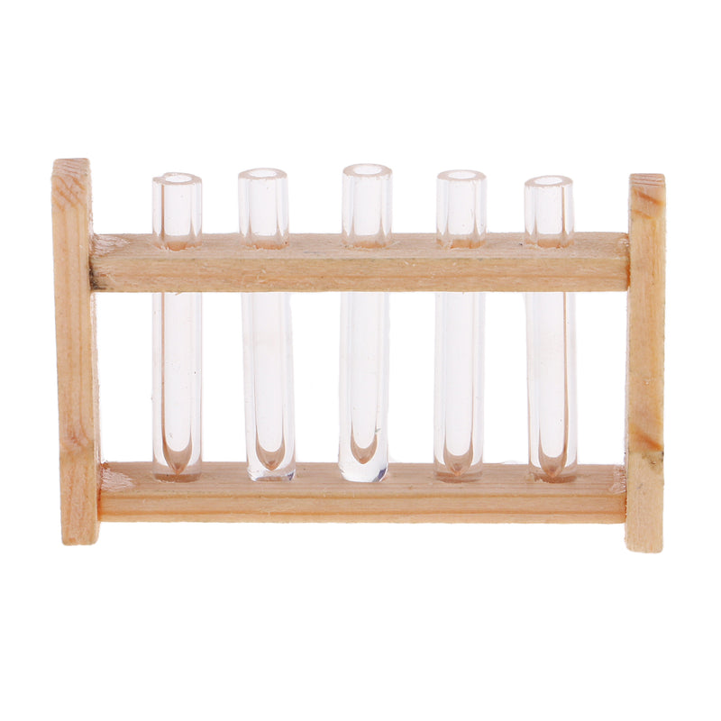 1/12 Miniature Test Tube Experiment Equipment Model for Dolls House Learning Room Accessory Collections