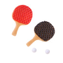 Dollhouse Miniature 1/12 Table Tennis Ball Racket Kit Room Fairy Garden Accessory