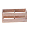 1/12 Wooden Fruits Vegetables Basket for Dollhouse Kitchen Life Scenes Decoration