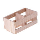 1/12 Wooden Fruits Vegetables Basket for Dollhouse Kitchen Life Scenes Decoration