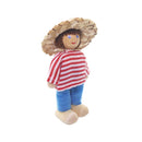 Modern Doll Clothing Accesories Bowler Doll Straw Hat for 1/12 Doll Dolls House Accessory
