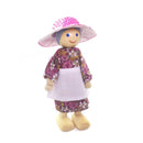 Round Bowler Doll Plaid Lattice Hat Cap for 1/12 Doll Dolls House Accs