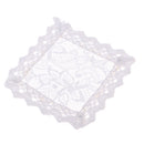 1:12 scale Dolls House Miniature Funiture Tabletop Desk Decoration Tablecloth Table Covers White