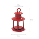 Popular 1:12 Dollhouse Miniature Red Alloy Lighthouse dollhouse Decoration and Accessory