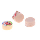 3Pcs Mini Cheeses 1/12 Scale Dolls House Miniature Kitchen Living Room Decoration New