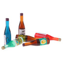 Vivid Kitchen Miniatures Decoration Drink Wine Juice Bottles for 1:12 Scale Dollhouse