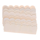 Unpainted 1/12 Miniature Wooden Roof Tiles Dollhouse DIY Making Accessories 12 Pieces
