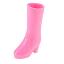 Fashion Pink High Heels Boots Doll Shoes for 1/6 Blythe Azone Licca Dolls Accs Toys