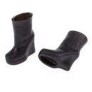 Doll Accessories Plastic Black Boots Slipsole Shoes Beautiful Girl Kids Clothes Gift