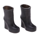Doll Accessories Plastic Black Boots Slipsole Shoes Beautiful Girl Kids Clothes Gift