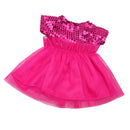 New Hot Dolls Clothes Outfit Sequin Dress Skirt Casual Dress Outfit for 18'' American Girl Doll Rosy