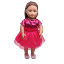 New Hot Dolls Clothes Outfit Sequin Dress Skirt Casual Dress Outfit for 18'' American Girl Doll Rosy