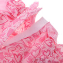 Lovely Heart Printed Dress Skirt for 14inch American Girl Wellie Wishers Dolls Clothes Accessories