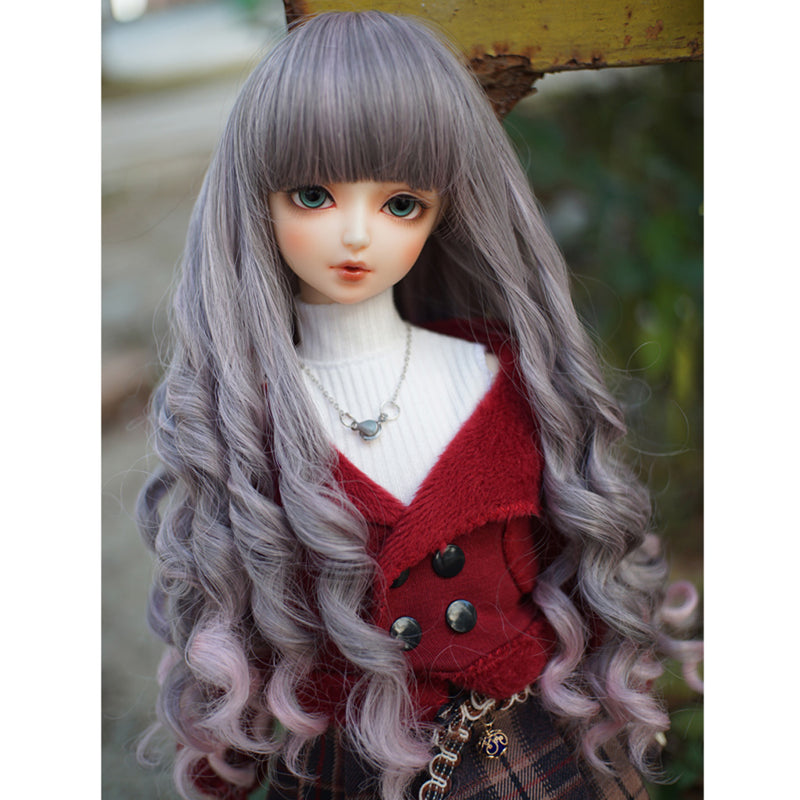 1/3 BJD Long Curly Hair Wig for SD DD DZ LUTS KID DOC Making & Repair
