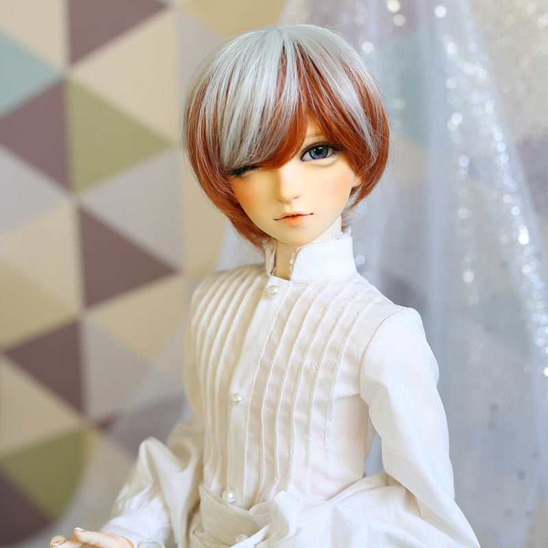 1/3 BJD Short Straight Hair Wig for SD DD DZ LUTS KID DOC Making & Repair