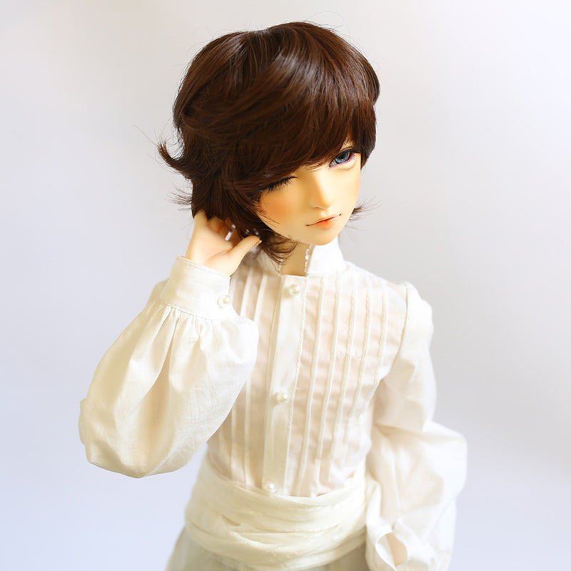 1/3 BJD Short Curly Hair Wig for SD DD DZ LUTS KID DOC Making & Repair