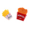 1/12 Dollhouse Dining Room Accessory Breakfast Models Mini French Fries And Coffee 7 Piece Children Toy