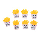 1/12 Dollhouse Dining Room Accessory Snack Model Mini French Fries 7 Piece Children Toy