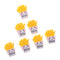 1/12 Dollhouse Dining Room Accessory Snack Model Mini French Fries 7 Piece Children Toy