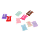9pcs 1/12 Dollhouse Miniature Plastic DIY Mini Colorful Candies Model Decor