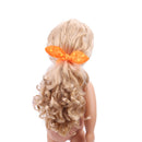 10 PCS Doll Headdress Satin & Fabric Beautifully Coloured Rubber Band for 18 inch American Girl Doll