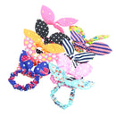 10 PCS Doll Headdress Satin & Fabric Beautifully Coloured Rubber Band for 18 inch American Girl Doll