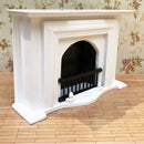 White 1/12 Wood Fireplace Model Furniture Dollhouse Living Room Bedroom Accessory