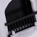 White 1/12 Wood Fireplace Model Furniture Dollhouse Living Room Bedroom Accessory