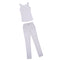 1/3 BJD Cool White Vest Tank Top & Jeans Set for Normal 70cm Uncle Male Size Doll Accs