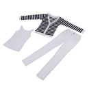 1/3 BJD Cool Striped Cardigan, Tank Top & Jeans Set for Normal 70cm Uncle Male Size Doll Accs