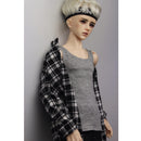 Classic 1/3 BJD Gray Vest Tank Top Clothing for Normal 70cm Uncle Male Size Dolls Accs