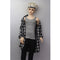1/3 BJD Cool Gray Vest Tank Top & Black Jeans Set for Normal 70cm Uncle Male Size Doll Accs