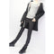 1/3 BJD Cool Gray Vest Tank Top & Black Jeans Set for Normal 70cm Uncle Male Size Doll Accs