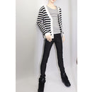 1/3 BJD Cool Gray Vest Tank Top & Black Jeans Set for Normal 70cm Uncle Male Size Doll Accs
